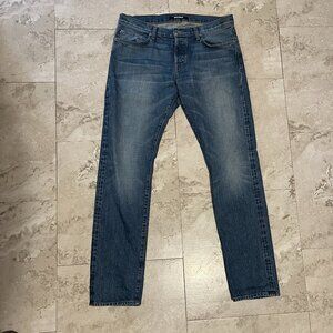 Baldwin Henley Selvedge Slim Men's 35 x 35 Distressed Denim Jeans Kansas City